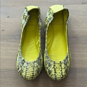 Tory Burch Minnie Travel ballet flats EUC